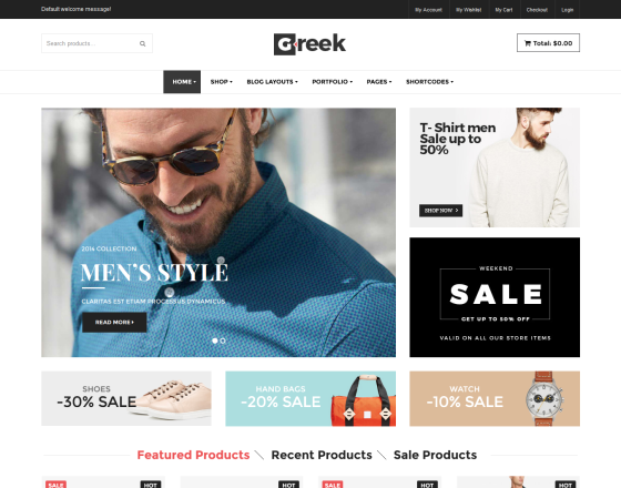 VG Greek - Fashion WooCommerce WordPress Theme