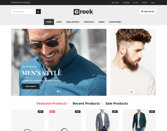 VG Greek - Fashion WooCommerce WordPress Theme