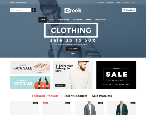 VG Greek - Fashion WooCommerce WordPress Theme