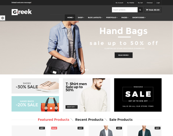 VG Greek - Fashion WooCommerce WordPress Theme