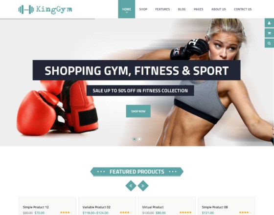 VG Kinggym - Fitness, Gym and Sport WordPress Theme