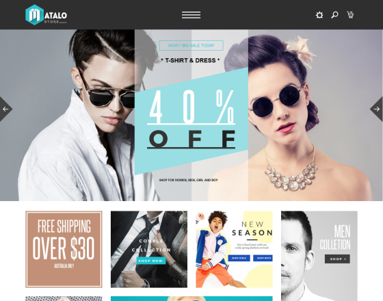 VG Matalo - eCommerce WordPress Theme for Online Store