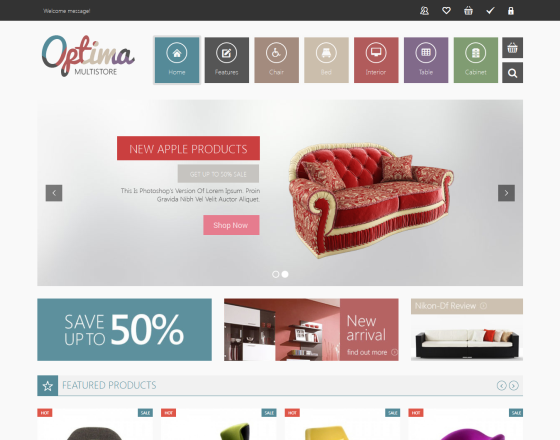 VG Optima - MultiStore WordPress WooCommerce Theme