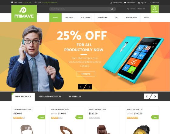 VG Primave - Multipurpose WooCommerce WordPress Theme