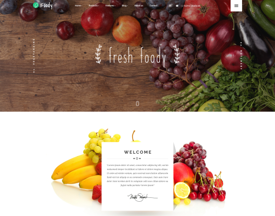 Vina iFoody - Responsive VirtueMart Joomla Template