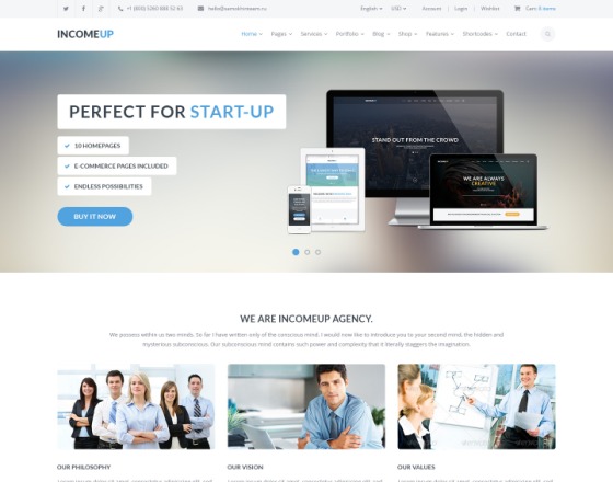 IncomeUp - Multipurpose Business Joomla Template