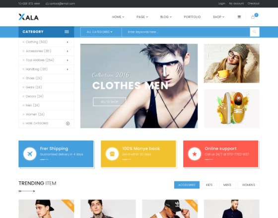 Vina Xala - Clean and Responsive VirtueMart Template