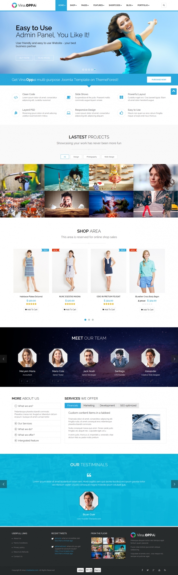 Vina Oppai - Responsive Multipurpose Joomla 3.x Template