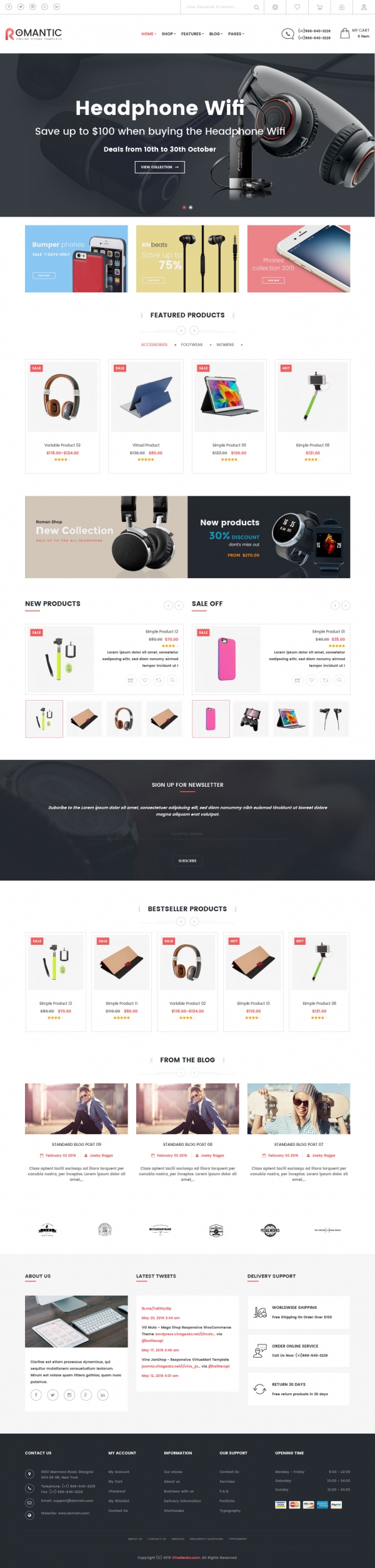 VG Romantic - Responsive Multipurpose WooCommerce Theme