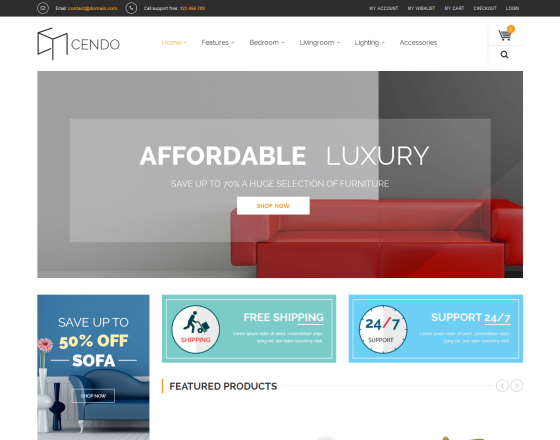 VG Cendo - WooCommerce WordPress Theme for Furniture Stores