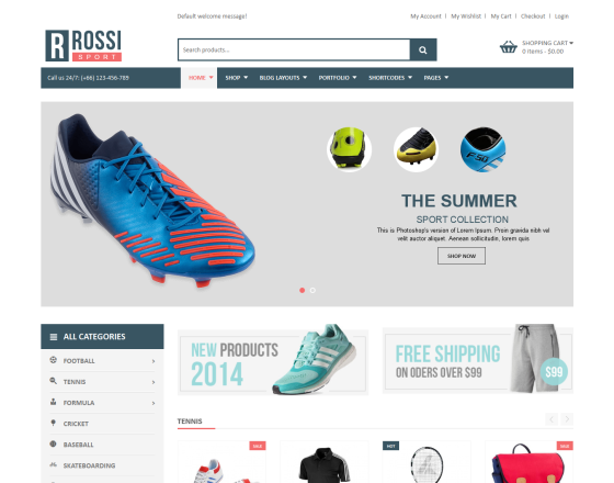 VG Rossi - Responsive WooCommerce WordPress Theme