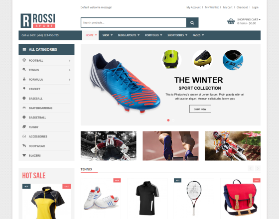 VG Rossi - Responsive WooCommerce WordPress Theme