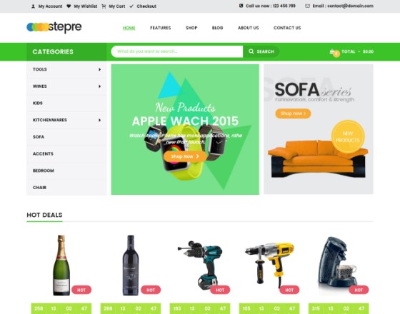 VG Stepre - Multipurpose WooCommerce WordPress Theme