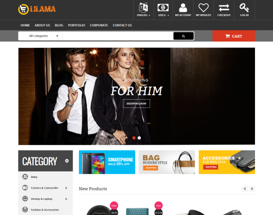 Vina Lilama - Mega Shop Responsive VirtueMart Template