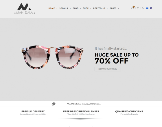 Mandala - Responsive Joomla & VirtueMart Template