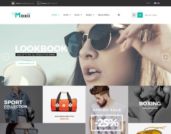 Vina Moxii - Responsive Fashion VirtueMart Template