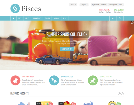 Vina Pisces - Multipurpose Joomla & VirtueMart Template