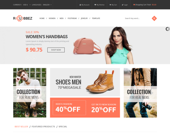 Vina Rubbez - Responsive Multipurpose Joomla Template