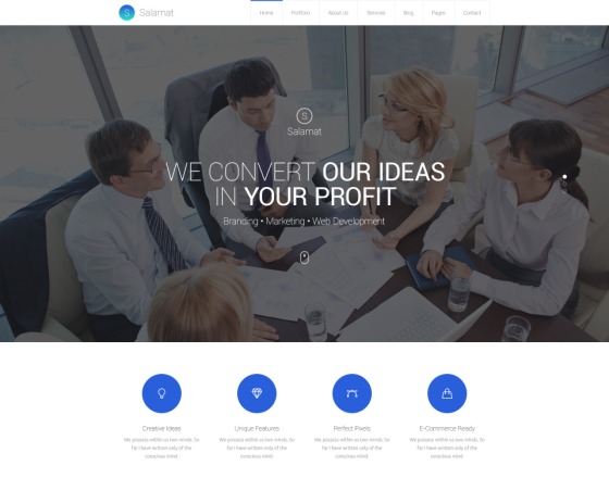 Salamat - Multipurpose Business Joomla Template