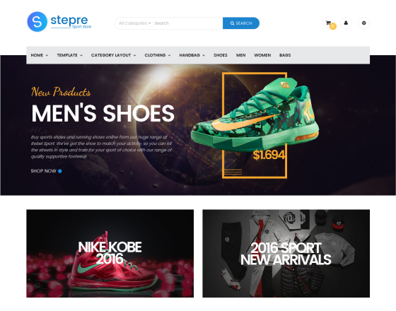 Vina Stepre - Multipurpose Joomla Virtuemart Template