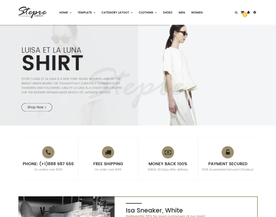 Vina Stepre - Multipurpose Joomla Virtuemart Template