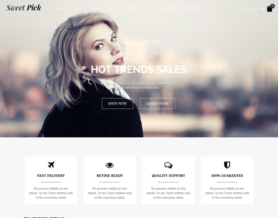 Vina SweetPick - Modern eCommerce VirtueMart Joomla Template