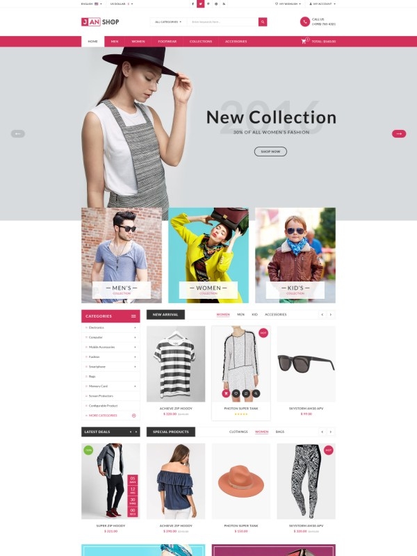 VG JanShop - Responsive WooCommerce WordPress Theme