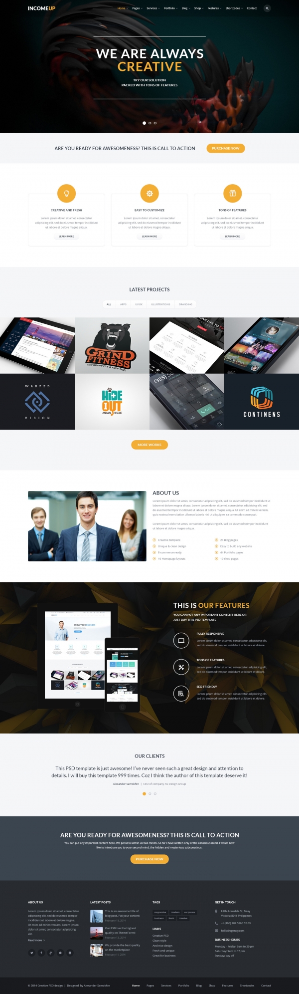 IncomeUp - Multipurpose Business Joomla Template