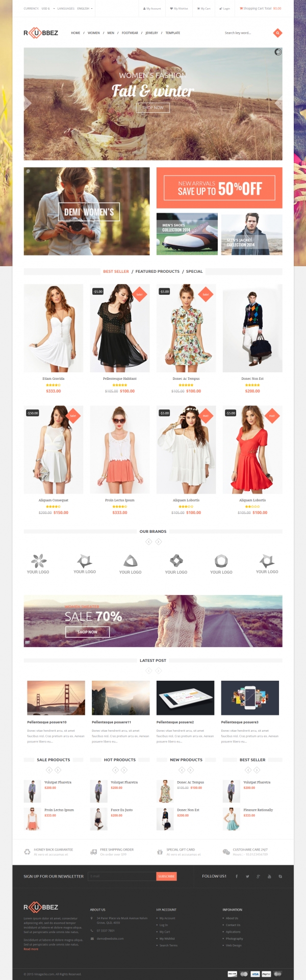 Vina Rubbez - Responsive Multipurpose Joomla Template